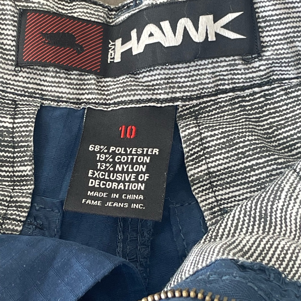 Tony Hawk BOYS Cargo Shorts size 10 Blue - Picture 4 of 9